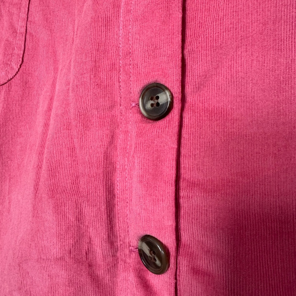 Little English Raspberry Button-Front Mini Skirt - Picture 3 of 6